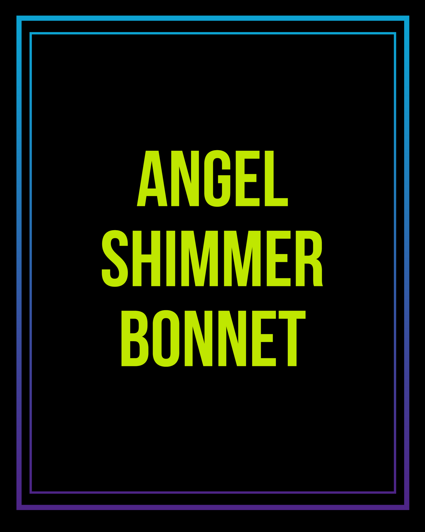 Angel Shimmer Bonnet